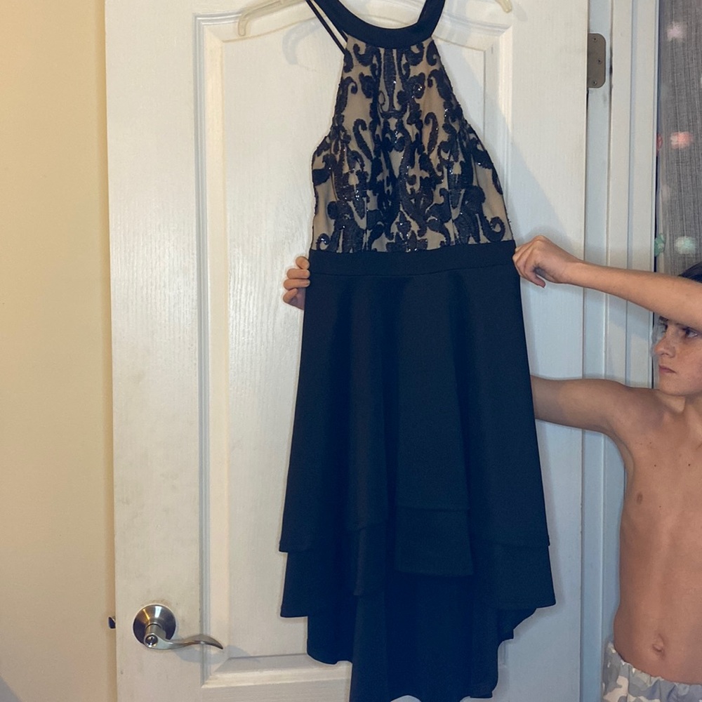 Black Semi formal dress, size 7